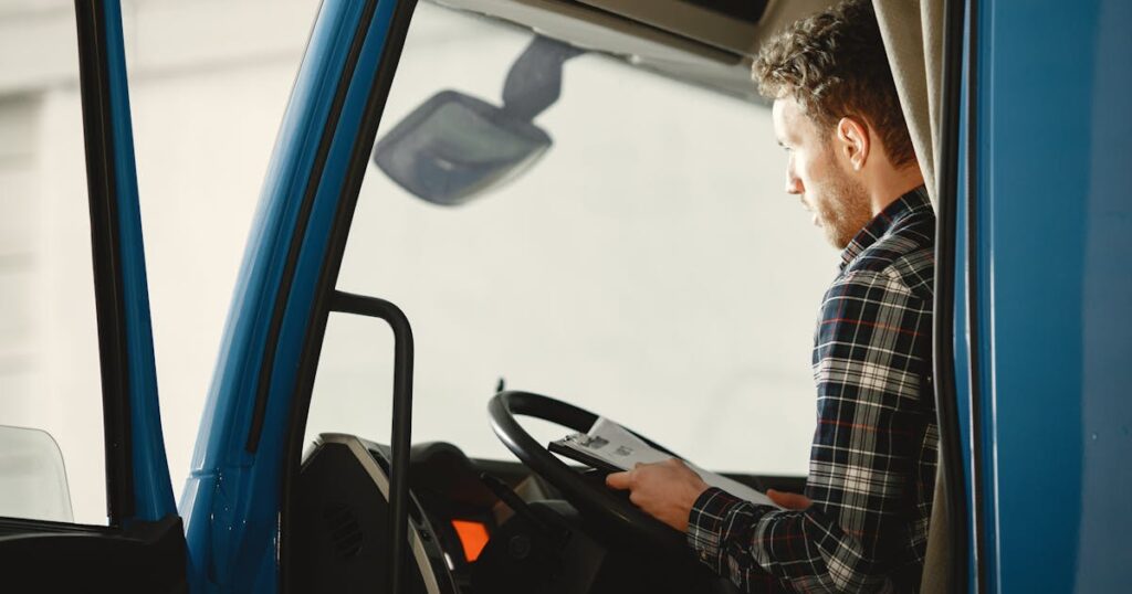 Motorista de caminhão acidentado: direitos e indenização
